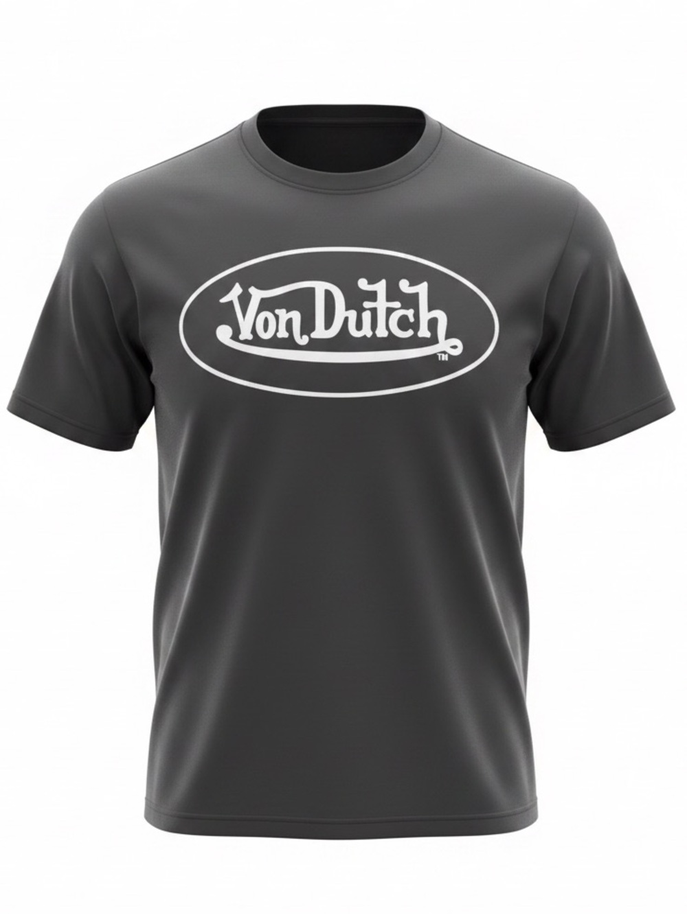 Von Dutch Black Logo T Shirt Y2K Graphic Tee Size Small